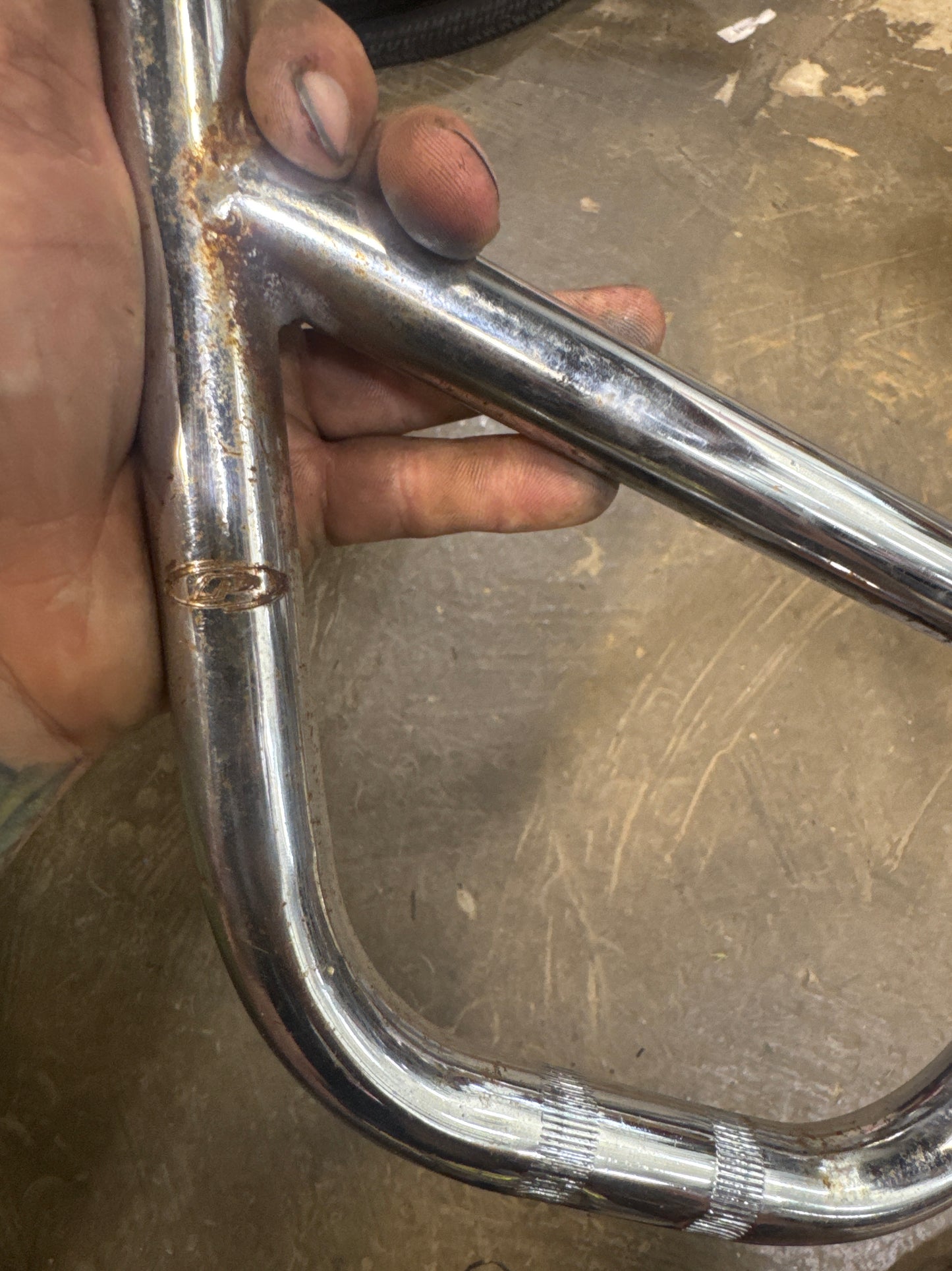 powerlite power bend chrome bars 8”