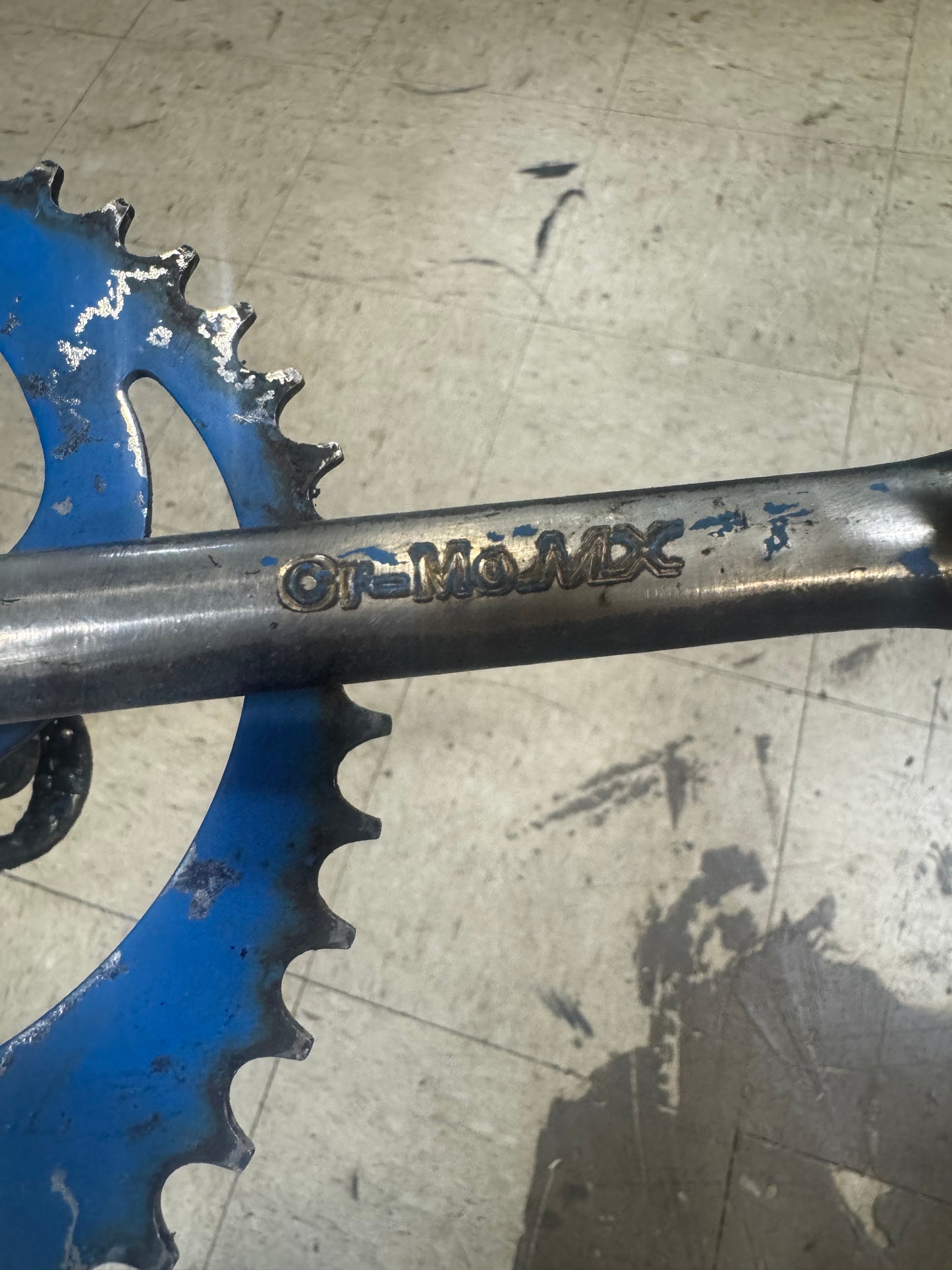 Cr-mo mx 1pc cranks w/ sprocket