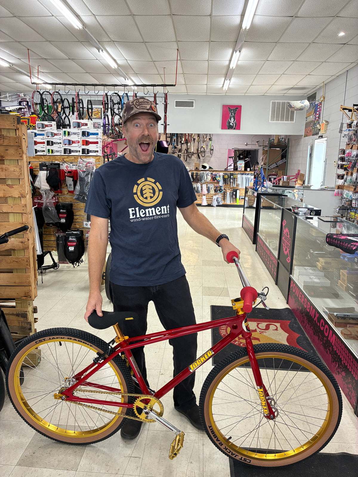 Torker MX26 Red/gold complete big bmx