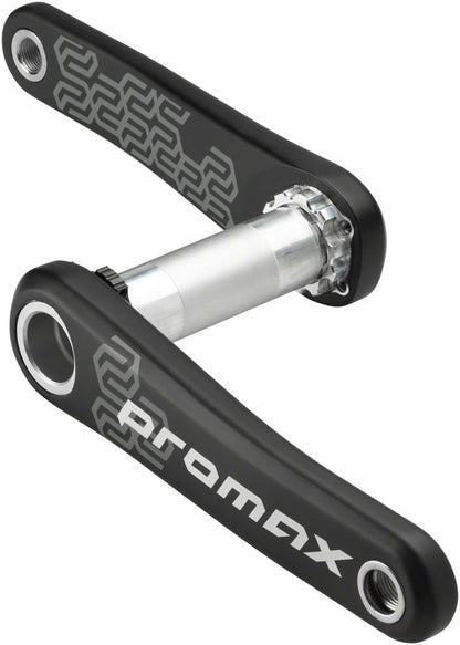 Promax CK-1 Carbon Crankset, 2-PC, Direct Mount SRAM 3-Bolt, 30mm Spindle, Black