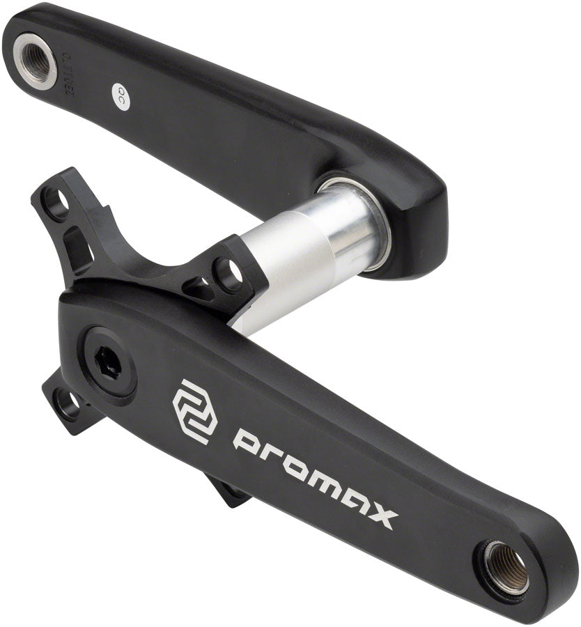 Promax HF-3 Hollow Hot Forged Crankset 2-PC, Direct Mount SRAM 3-Bolt, 30mm Spindle, Black