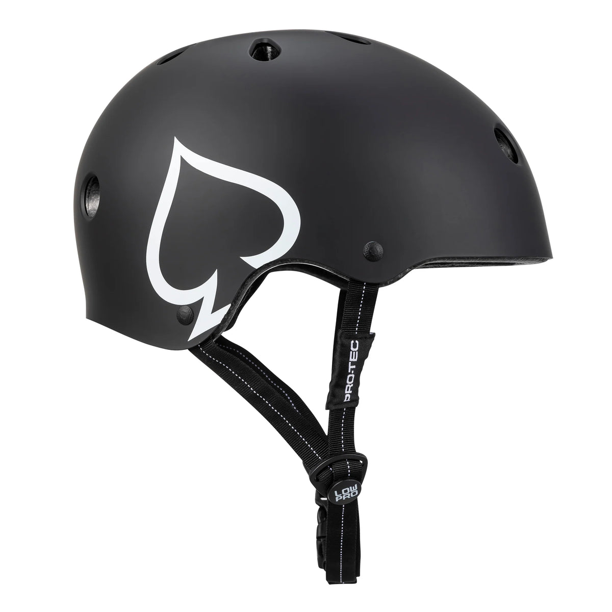 PRO-TEC Low Pro CPSC HELMET Matte Black