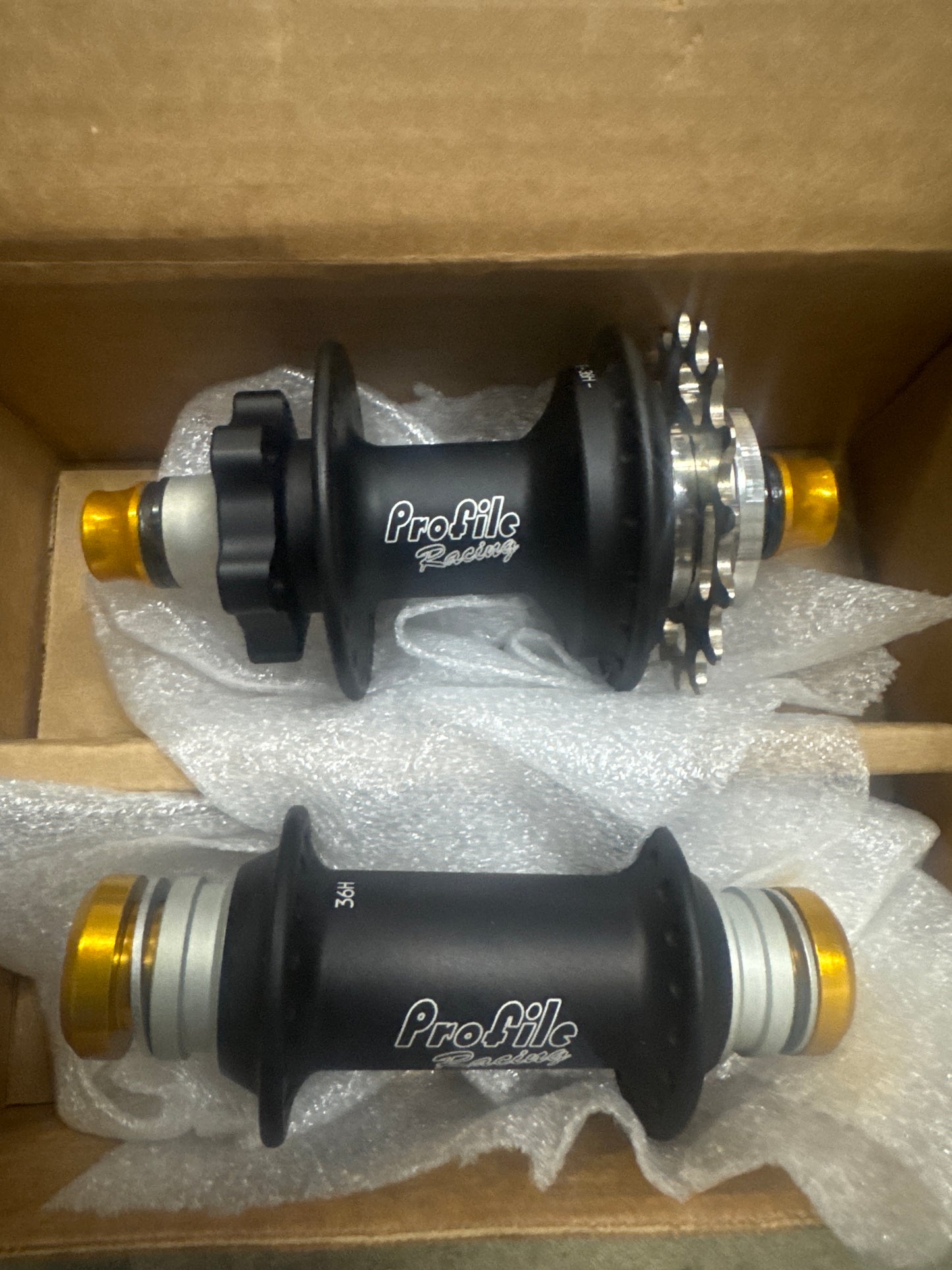 Profile Elite disc hubset F-1 coloryway