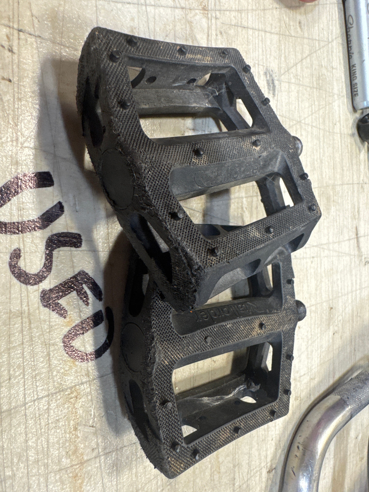 Tall order plastic pedal 9/16