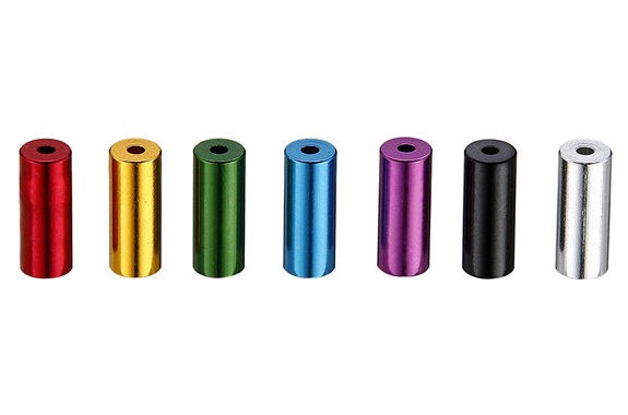 Dia Compe Alloy Brake Cable Ferrule Ends 10pk