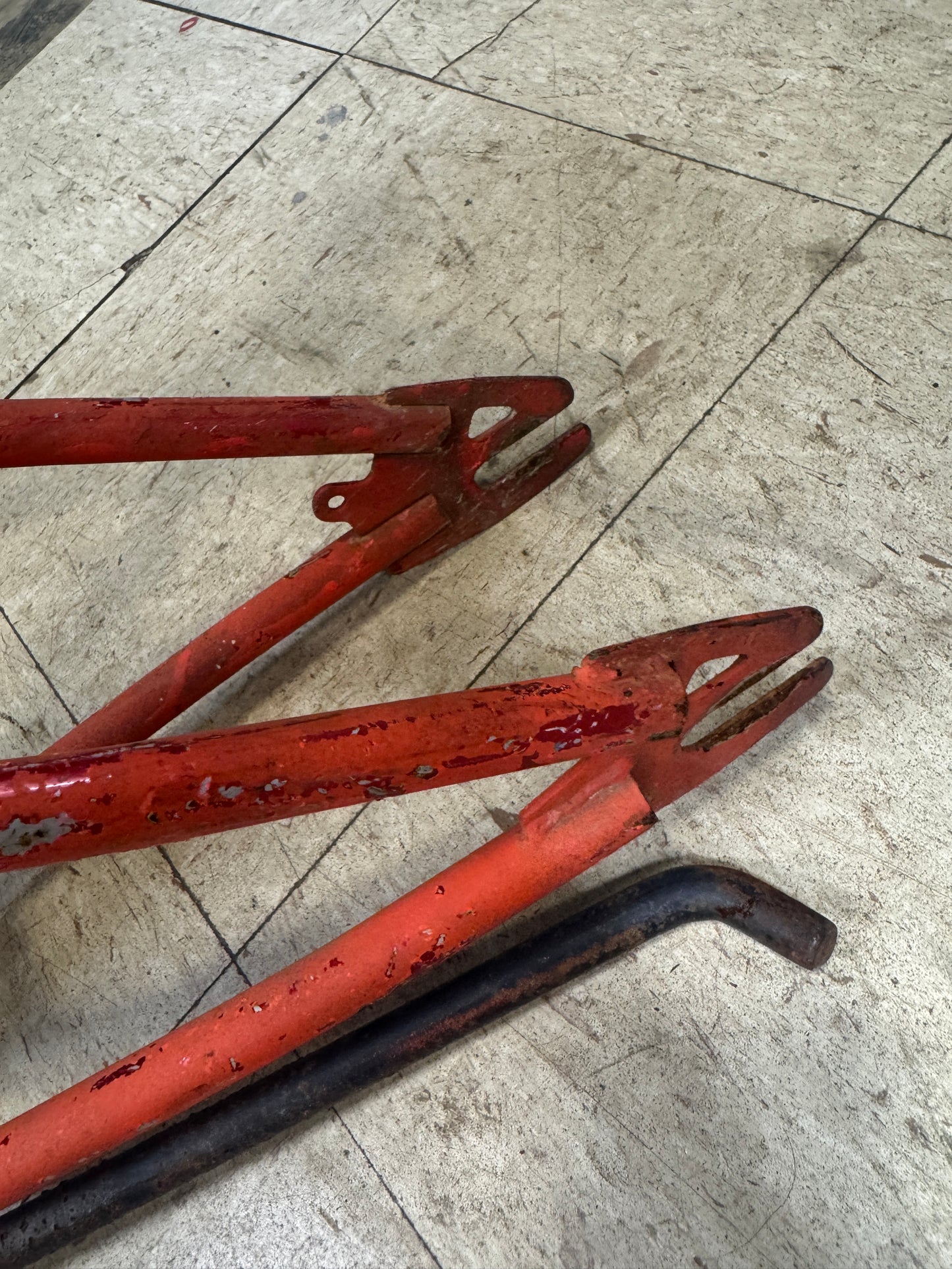 schwinn scrambler painted w/ forks