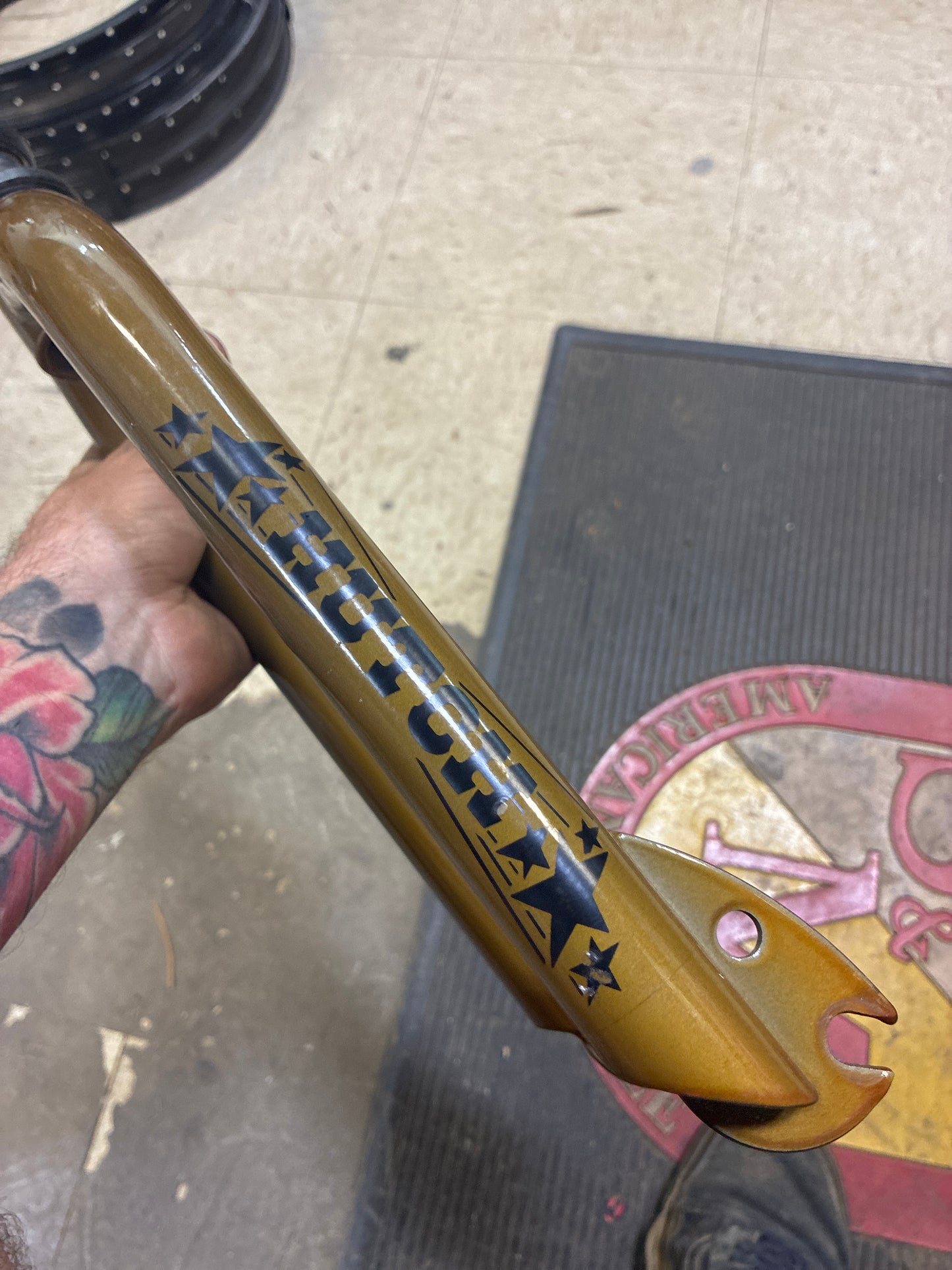 Hutch forks rewelded