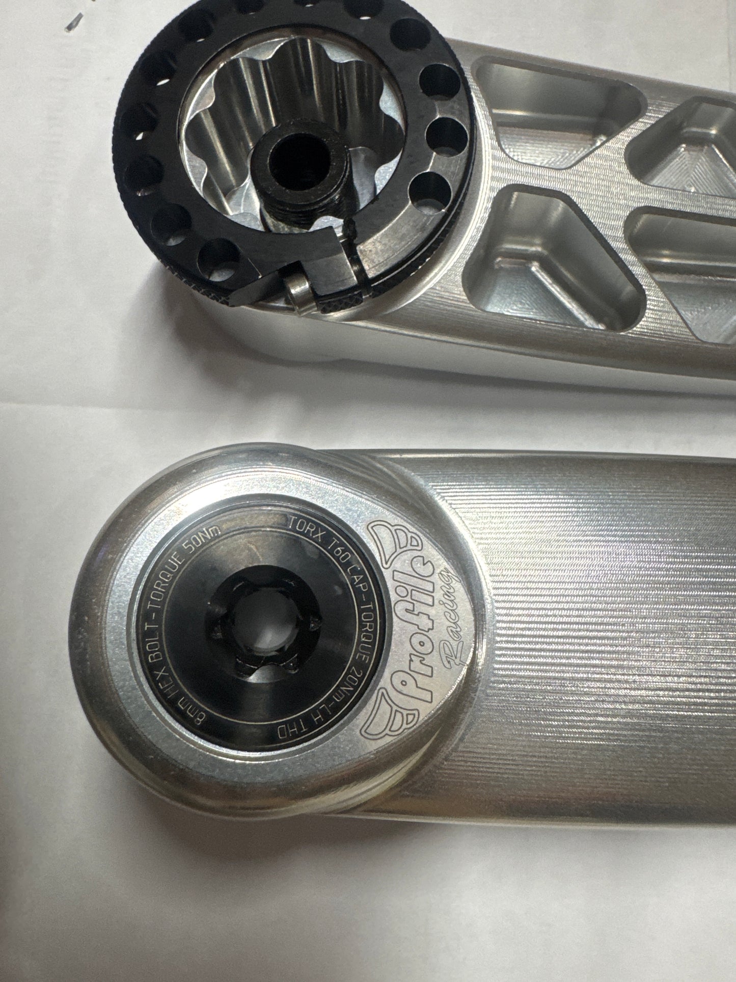 Profile Racing AL elite crank arm set