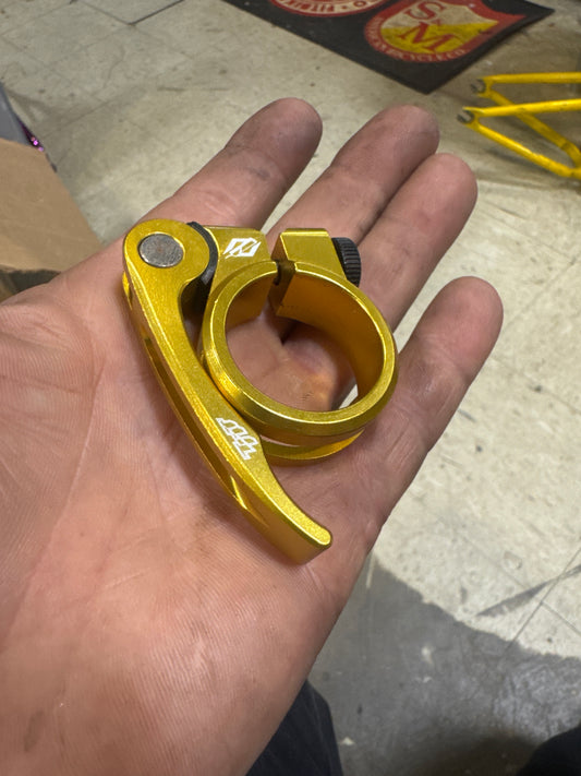 TNT 31.8 gold quick release seat clamp