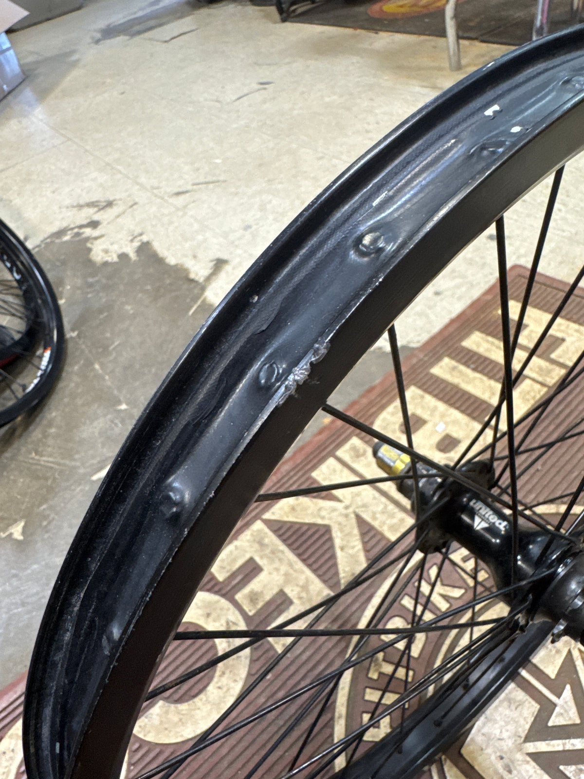 United Oem rear wheel rhd