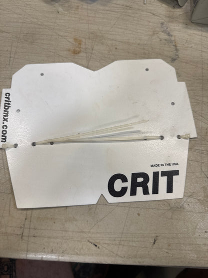 Crit number plate pink
