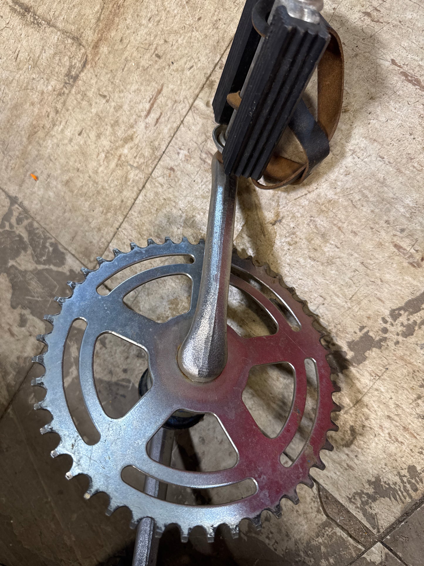Old school 1pc full crankset