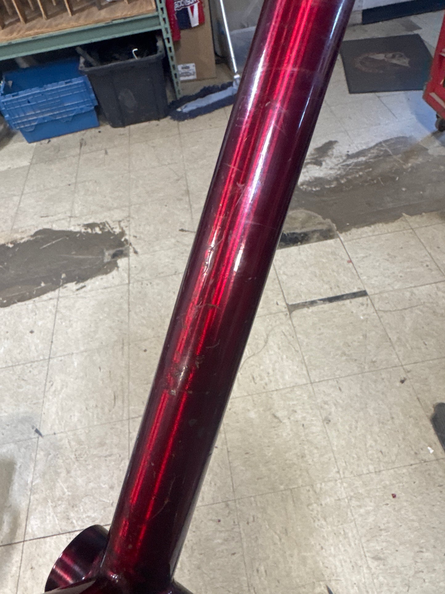 s&m 38 special cruiser frame 21.5 trans red