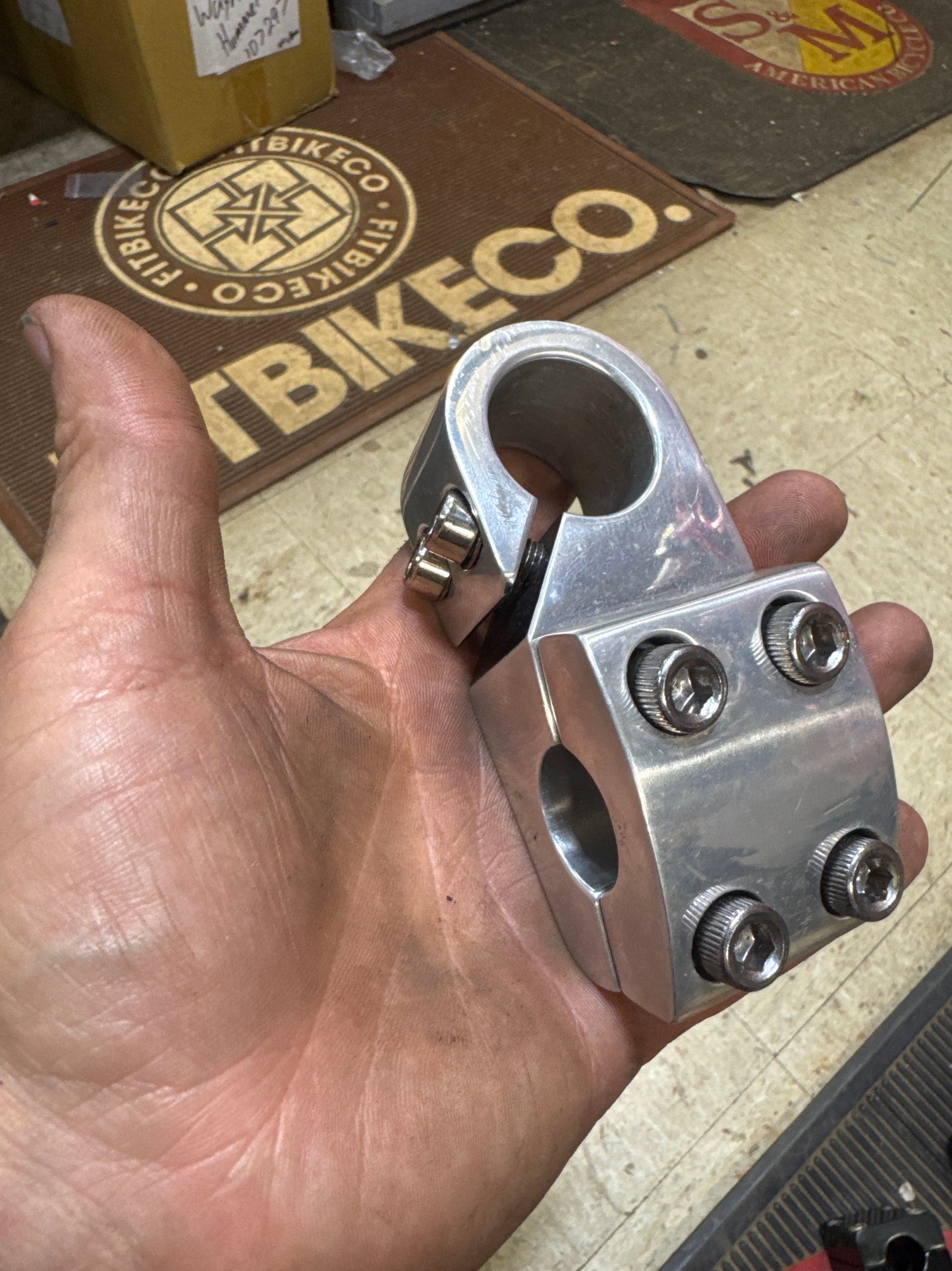 Haro fusion top load stem silver