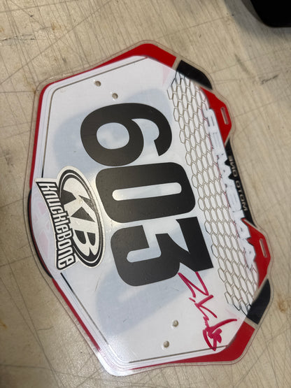 Answer moto one number plate