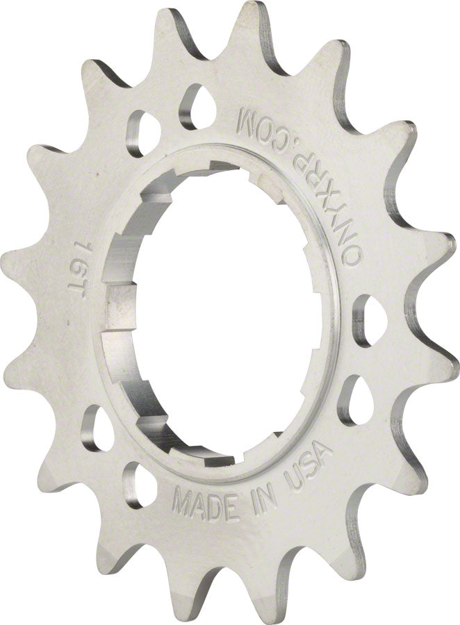 Onyx stainless steel hub cog