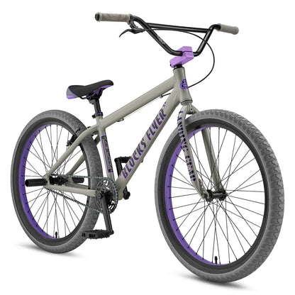 SE Bikes Blocks Flyer 26" Matte Grey & Purple