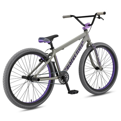 SE Bikes Blocks Flyer 26" Matte Grey & Purple
