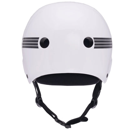 PRO-TEC OLD SCHOOL LOW PRO HELMET - GLOSS WHITE (CERTIFIED)
