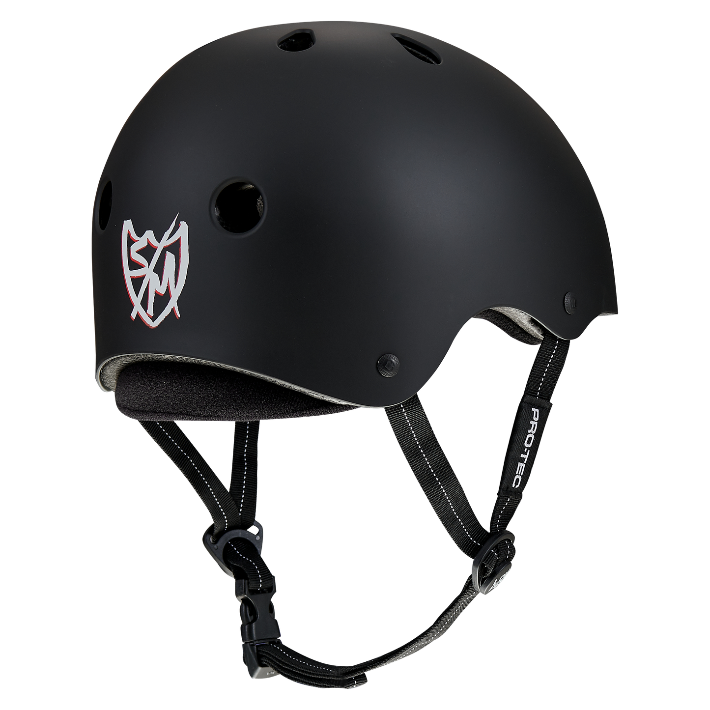 Pro-Tec LOW PRO Certified Helmet – S&M Sharpie Signature Edition – Matte Black