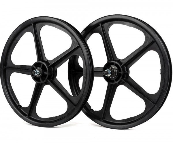 Skyway 20" BLACK Tuff Wheel II SET- 9 Tooth CASSETTE