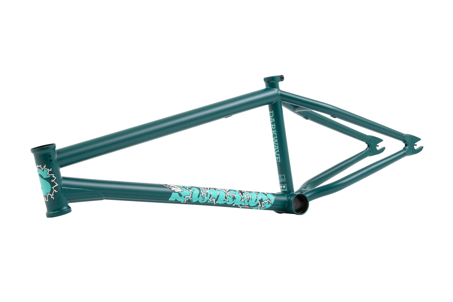Sunday Darkwave Frame Matte Pine Green w/ Green Eel Stickers
