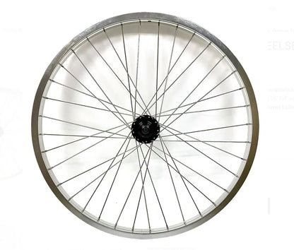 Fit Bike 26″ Covid Cruiser Wheelset Silver W/black Hubs