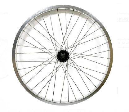 Fit Bike 26″ Covid Cruiser Wheelset Silver W/black Hubs