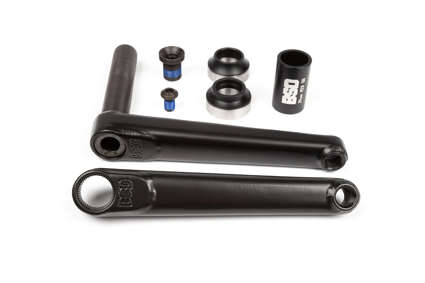 BSD Substance XL v2 Cranks Flat Black 170mm