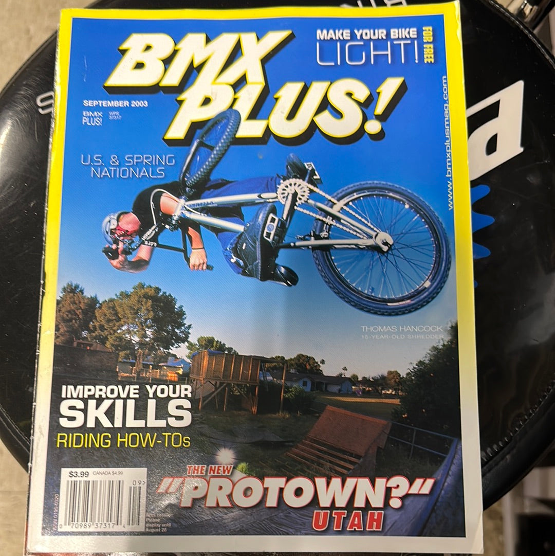 BMX plus magazine back issues 2003