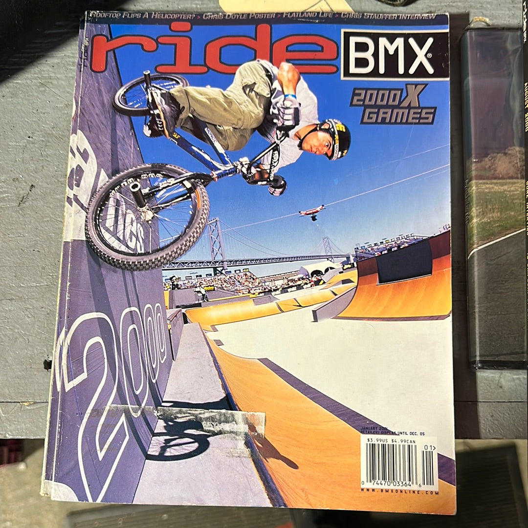 Ride Bmx magazine back issues 2001