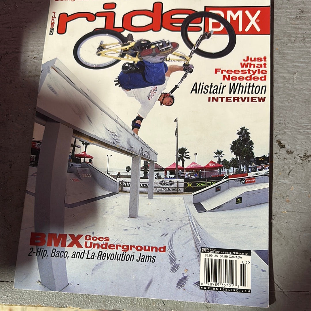 Ride BMX Magazine back issues 2002