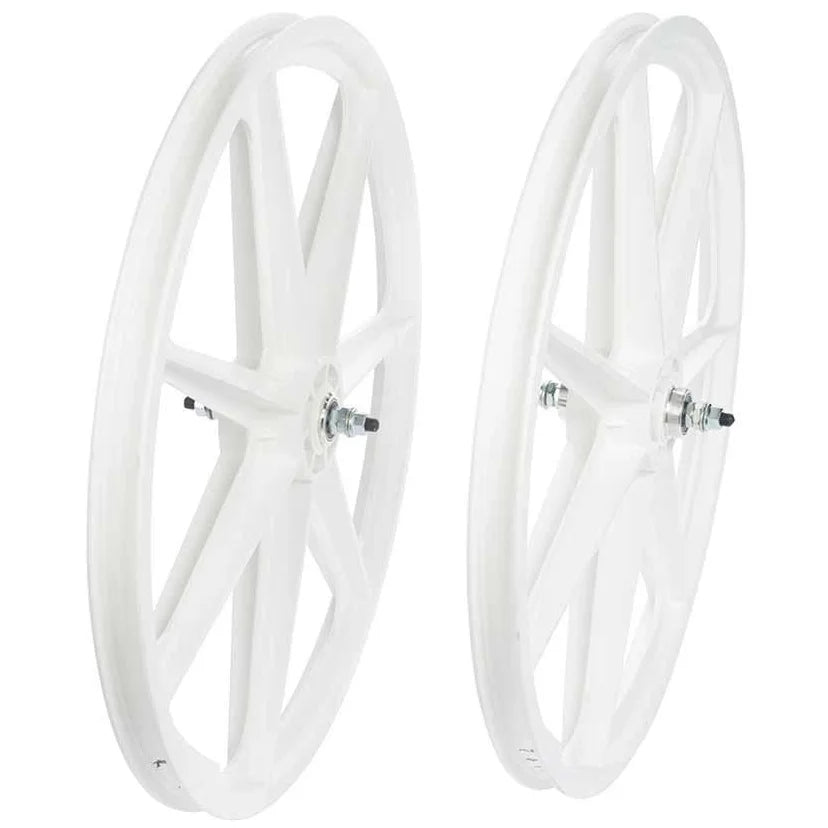 SKYWAY TUFF WHEEL II 24" WHEEL SET WHITE