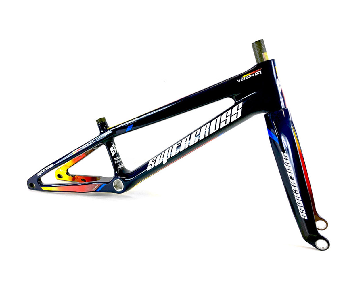 Supercross BMX Vision F1 Carbon Fiber Racing Chassis Powers Bike Shop