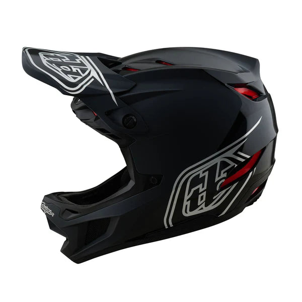 Troy Lee Design D4 Composite Helmet Shadow Black