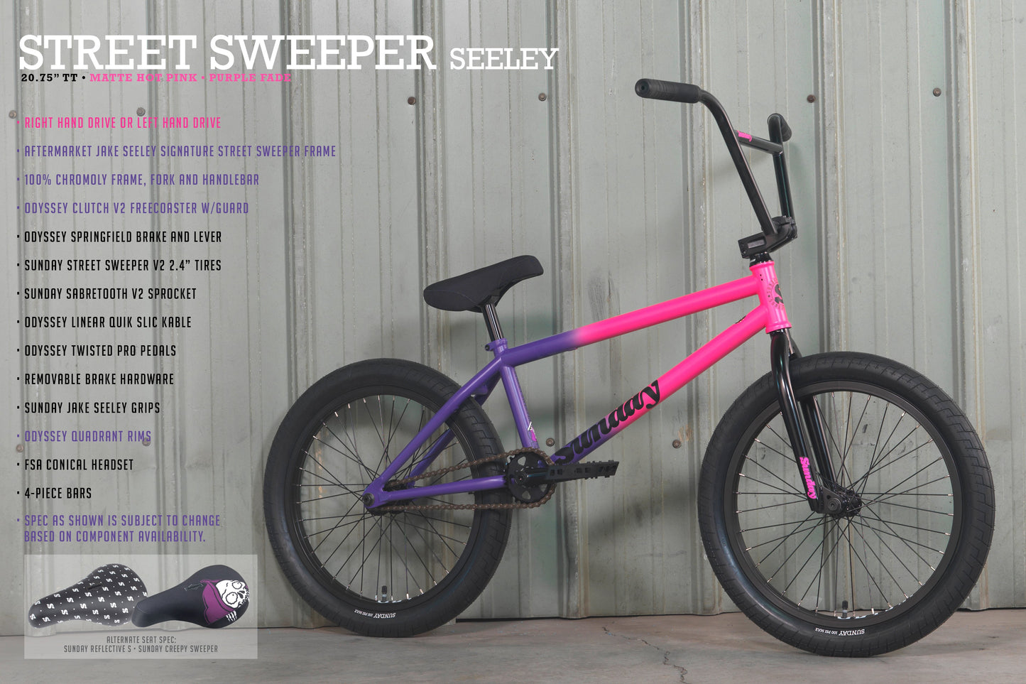 Sunday JAKE SEELEY SIGNATURE 2022 BIKE