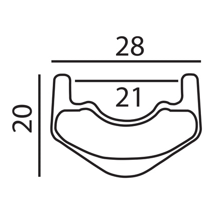 Alienation Acme Ud Carbon brakeless Rim set