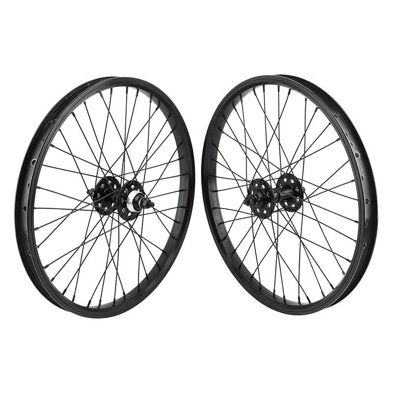 SE Bikes BMX Wheel Set (Black) - POWERS BMX