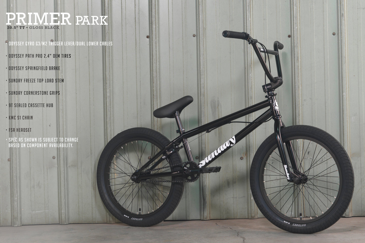 Sunday Primer Park Matte Ice Green with 20.5" tt