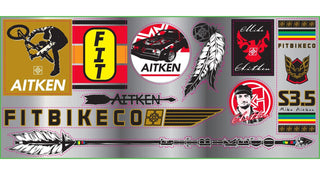 Fit Mike Aitken sticker - Powers Bike Shop