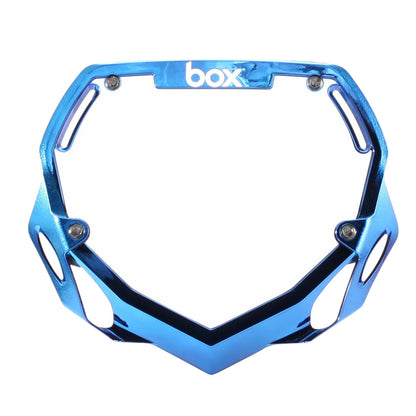 Box Phase Two BMX Number Plate - LE Chrome - POWERS BMX