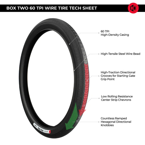 BOX TWO WIRE BEAD TIRE