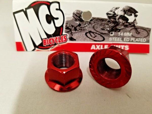 MCS ED Axle Nuts - POWERS BMX