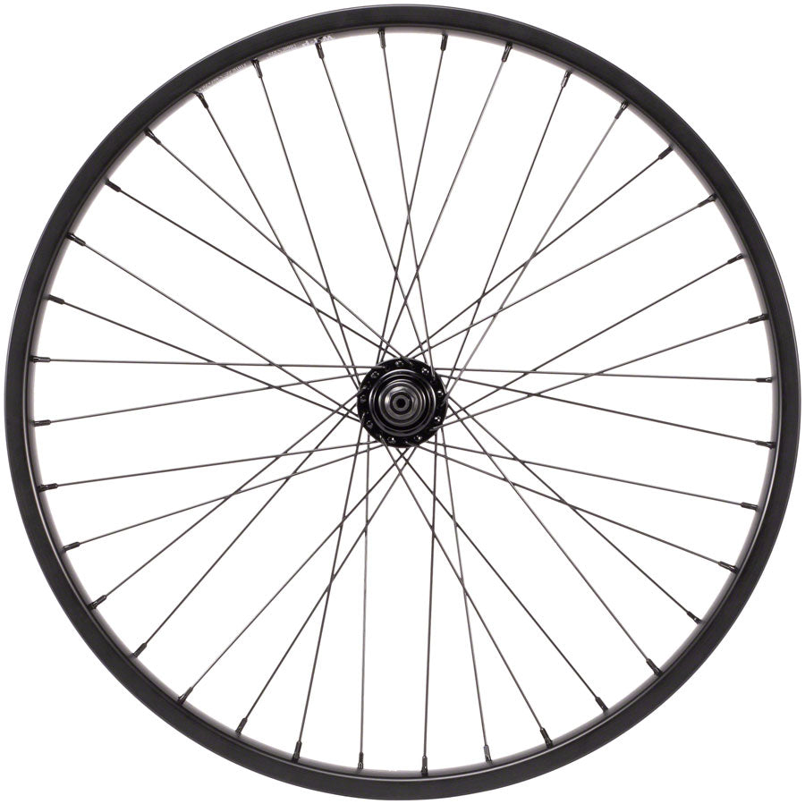 We The People Audio Front Wheel - 22" , 3/8" Female Bolt, 36H, Black