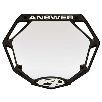 Answer 3D mini number plate - Powers Bike Shop