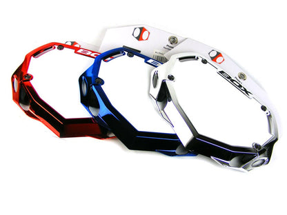 Box Phase Two BMX Number Plate - LE Chrome - POWERS BMX