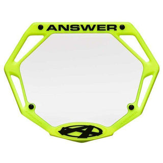 Answer 3D mini number plate - Powers Bike Shop