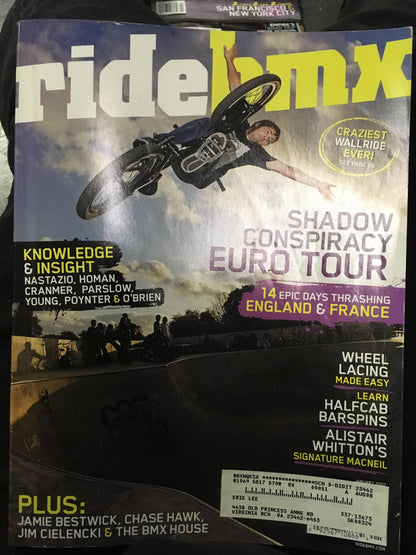 Ride Bmx magazine back issues 2007 - POWERS BMX