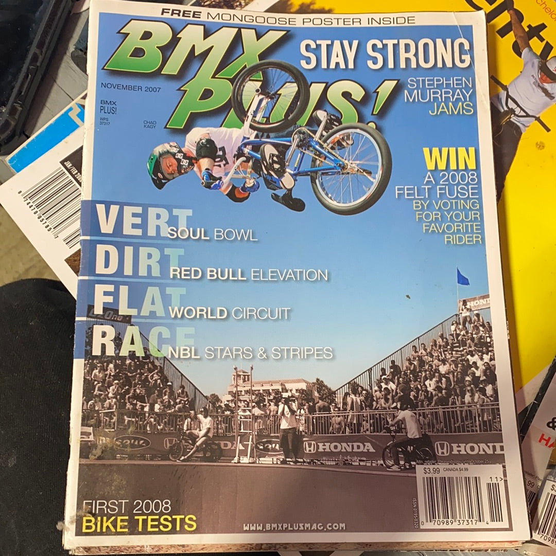 BMX plus 2007 back issue