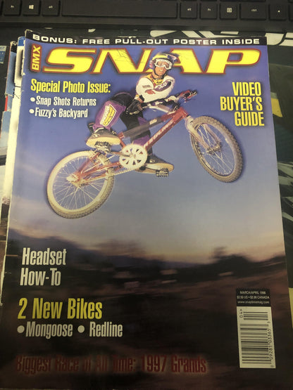 Snap BMX Magazine back issue 1998 - POWERS BMX